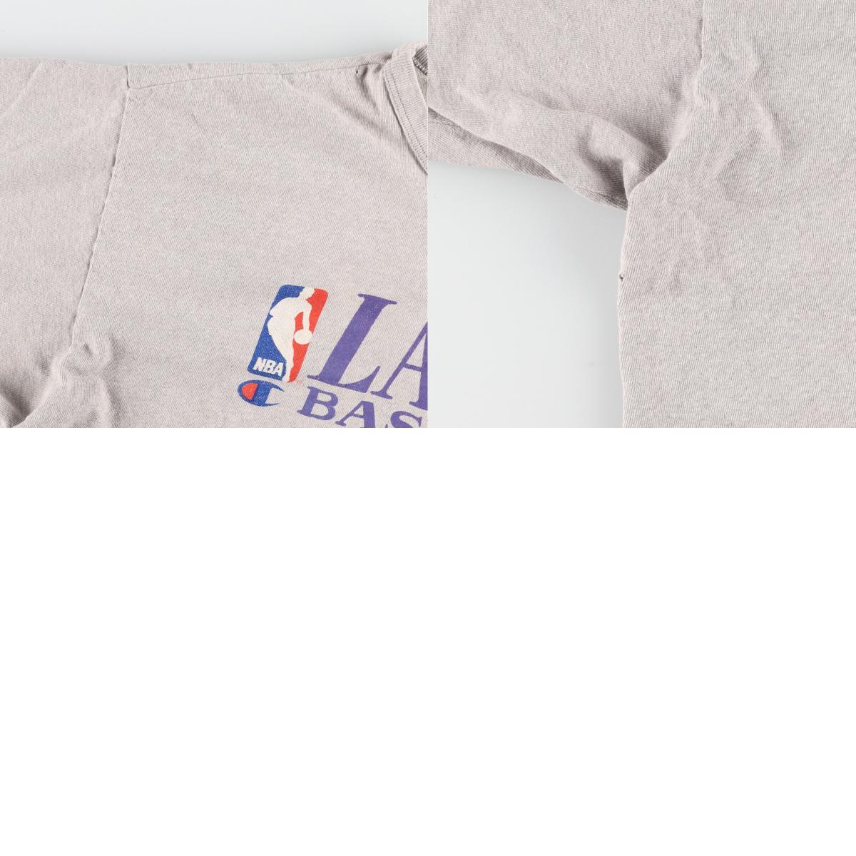 古着 90年代 チャンピオン NBA LOS ANGELES LAKERS ロサンゼルスレイカーズ スポーツプリントTシャツ メンズXXL ヴィンテージ /eaa359874_画像10
