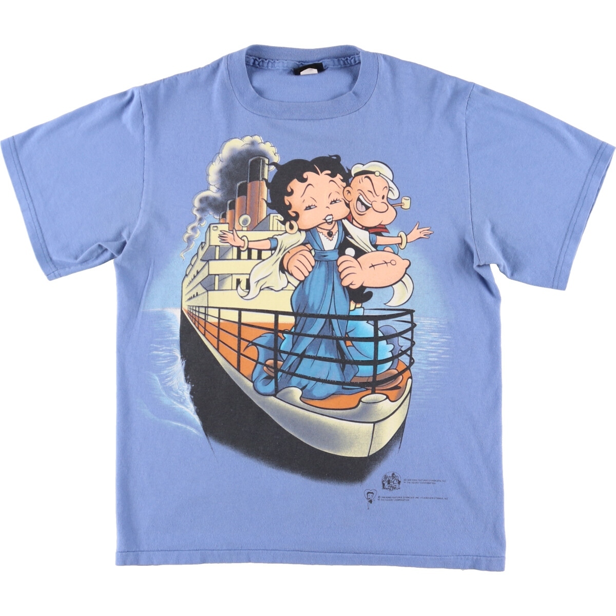 ② jaws tシャツ ジョーズ 映画 ビンテージ L リンガー-