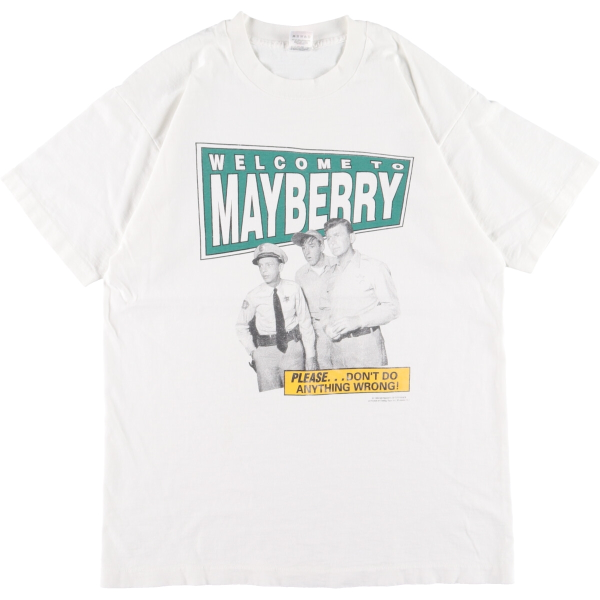 古着 90年代 フルーツオブザルーム FRUIT OF THE LOOM MAYBERRY ENTERPRISES 映画 ムービーTシャツ USA製 メンズM ヴィンテージ /eaa359855