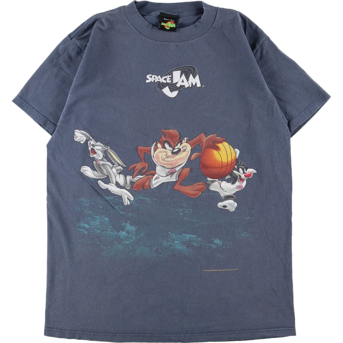 古着 90年代 SPACE JAM LOONEY TUNES ルーニーテューンズ キャラクタープリントTシャツ USA製 メンズL ヴィンテージ /eaa361525