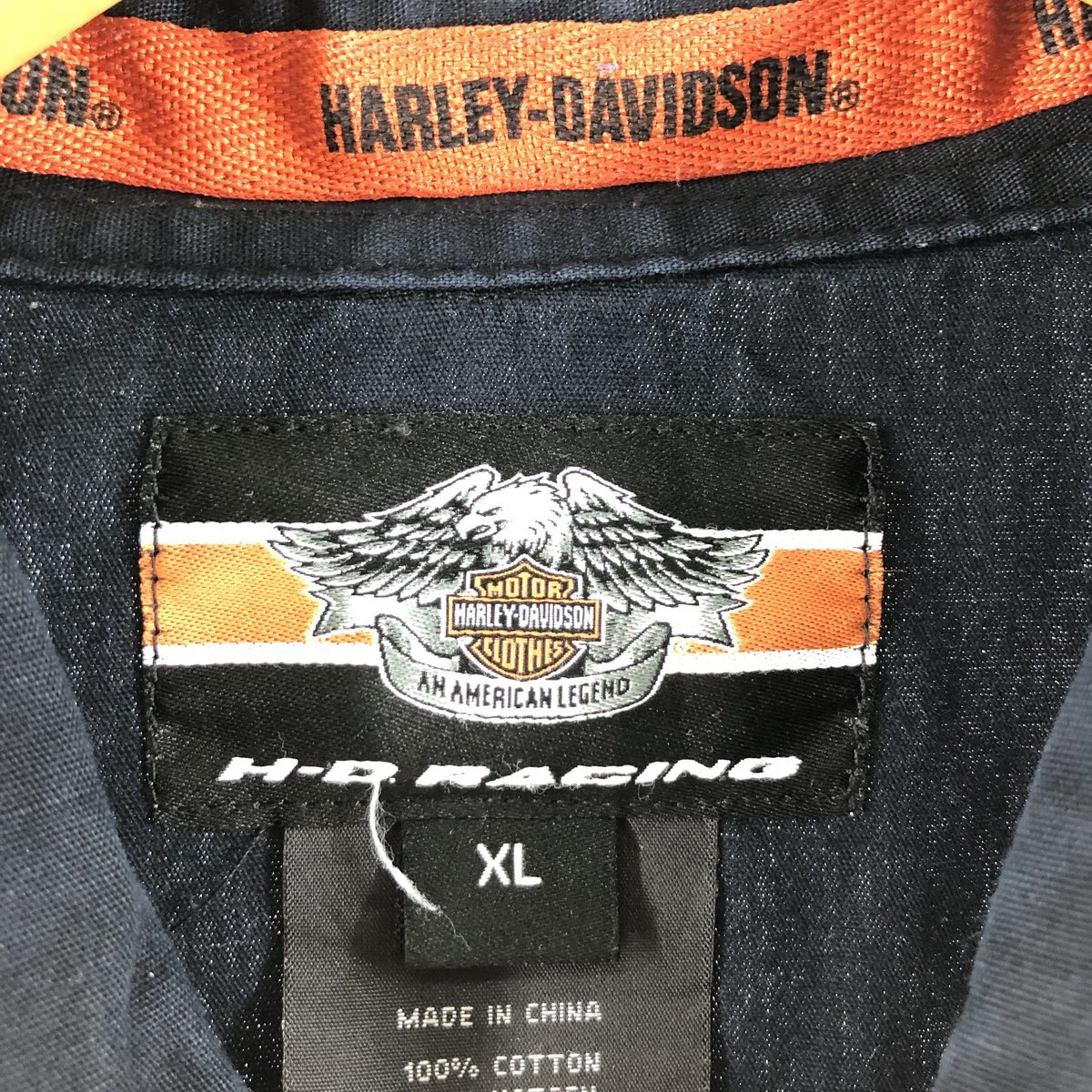 古着 ハーレーダビッドソン Harley-Davidson 半袖 ワークシャツ レディースXL /eaa360700_画像3