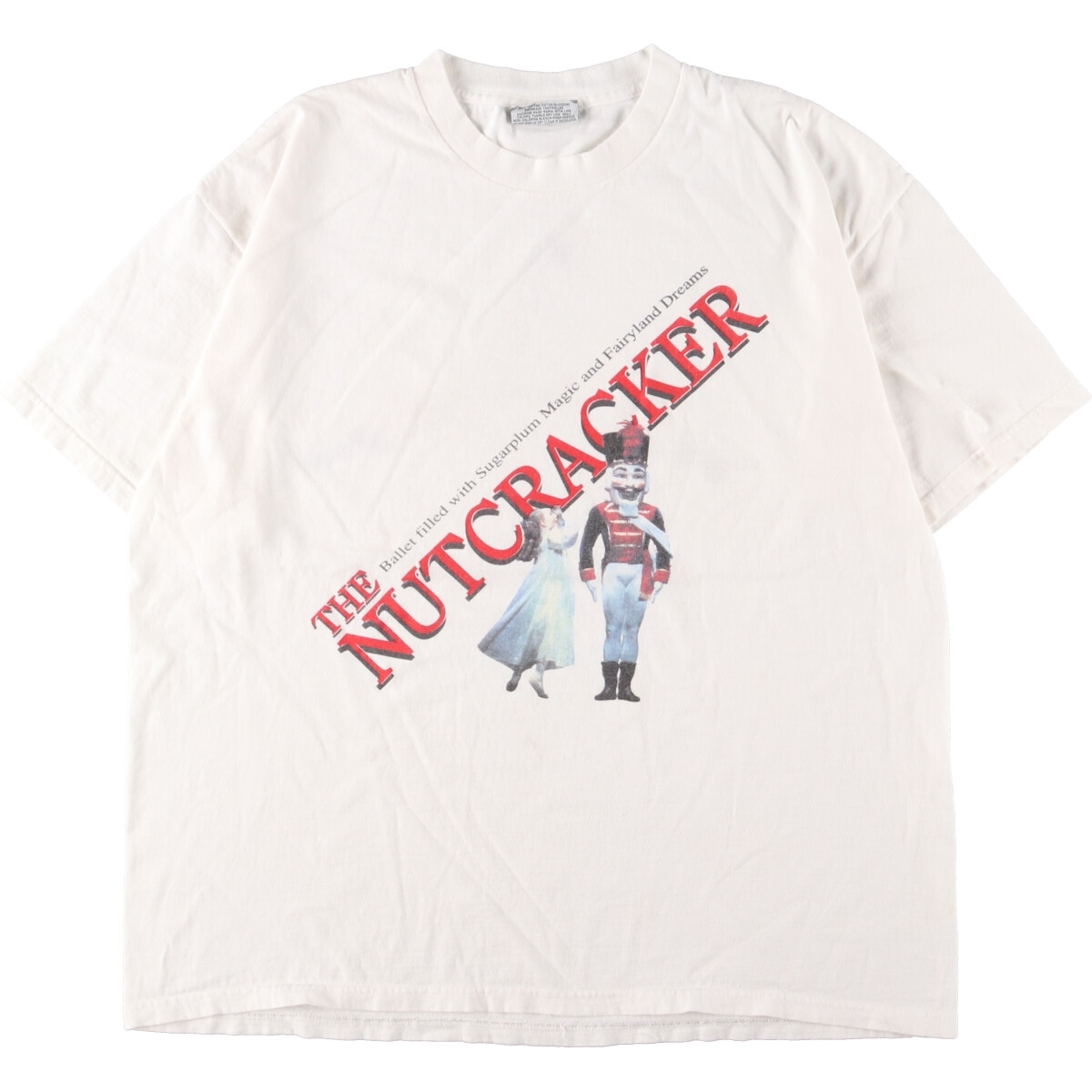 古着 90年代 リー Lee THE NUTCRACKER くるみ割り人形 両面プリント プリントTシャツ USA製 メンズXL ヴィンテージ /eaa360505_画像1