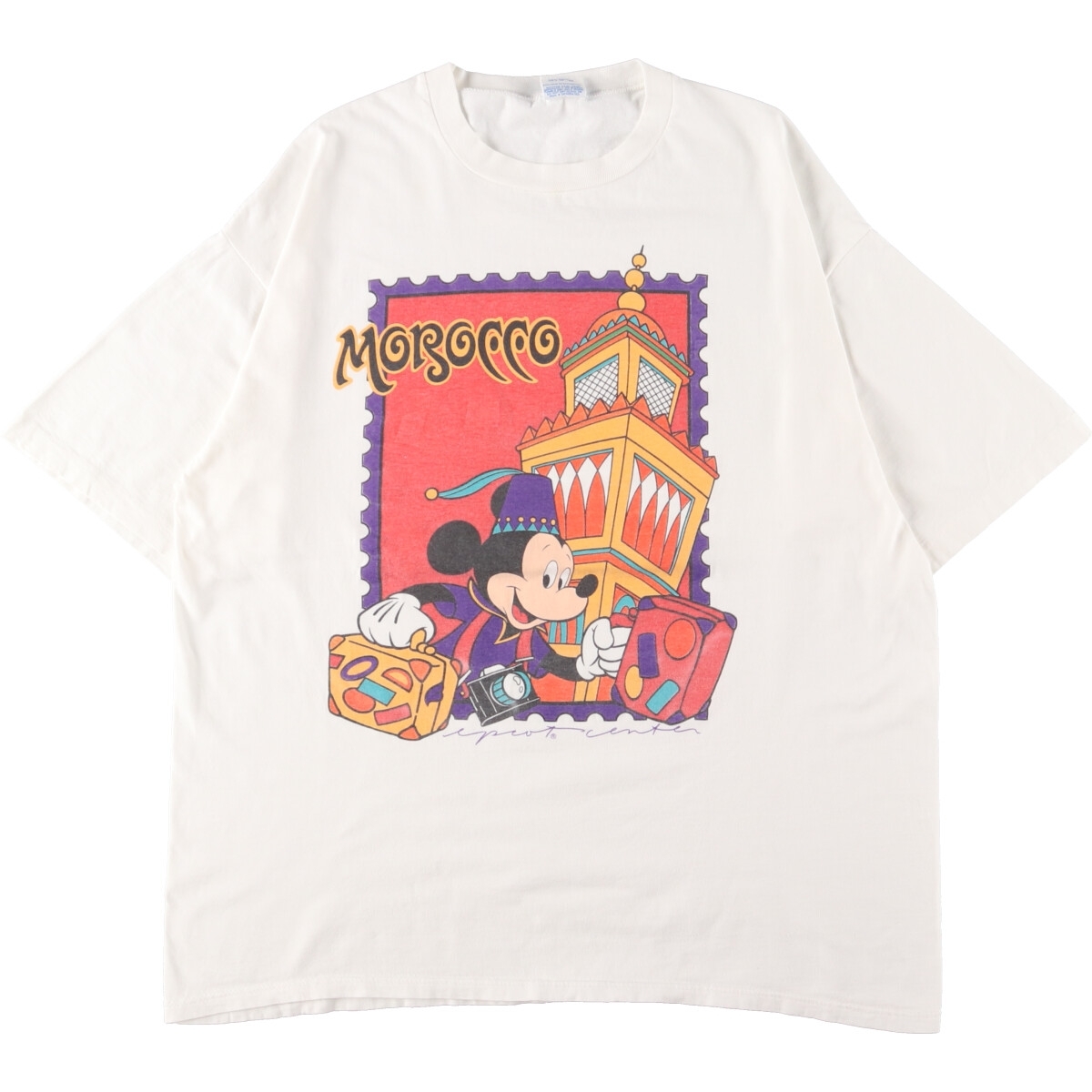 古着 80年代 ディズニー DISNEY MICKEY MOUSE ミッキーマウス キャラクタープリントTシャツ USA製 メンズXL ヴィンテージ /eaa363255