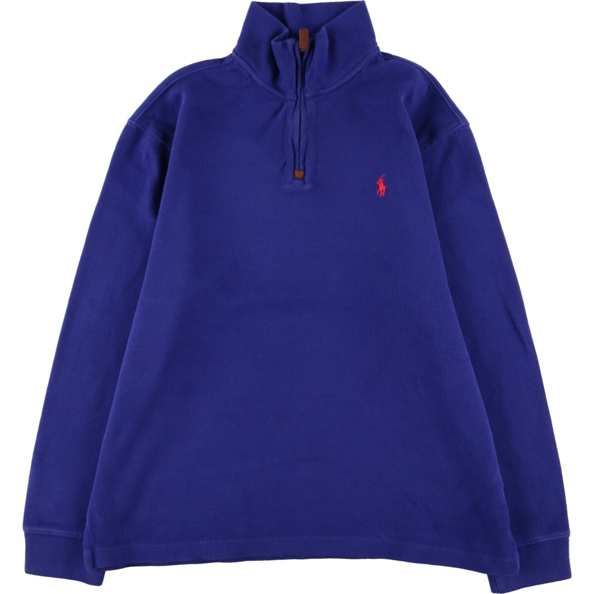 古着 ラルフローレン Ralph Lauren POLO RALPH LAUREN コットンニットハーフジップセーター メンズXL /eaa363724