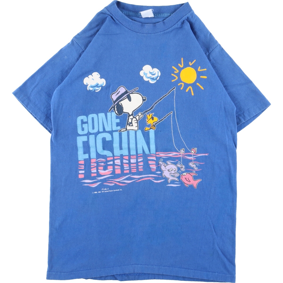 古着 SNOOPY スヌーピー キャラクタープリントTシャツ レディースL ヴィンテージ /eaa363393_画像1