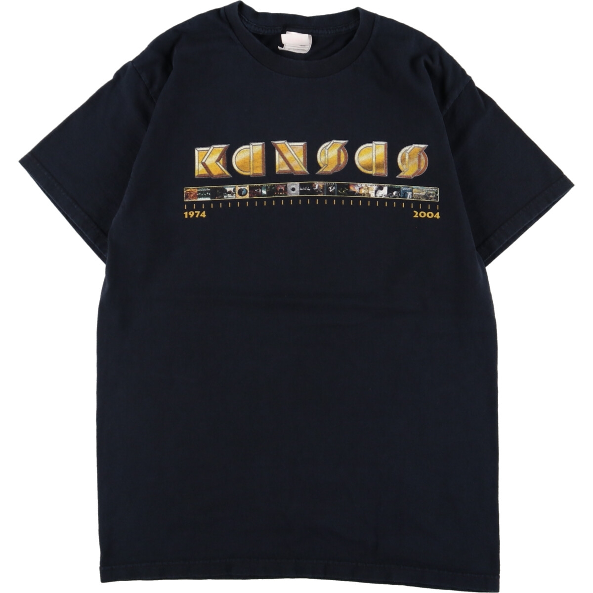 古着 フルーツオブザルーム FRUIT OF THE LOOM KANSAS カンサス 両面プリント バンドTシャツ バンT レディースS /eaa364532_画像1