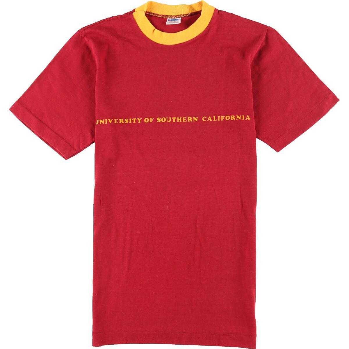 訳あり USA製 カレッジTシャツ バータグ Champion チャンピオン 70年代