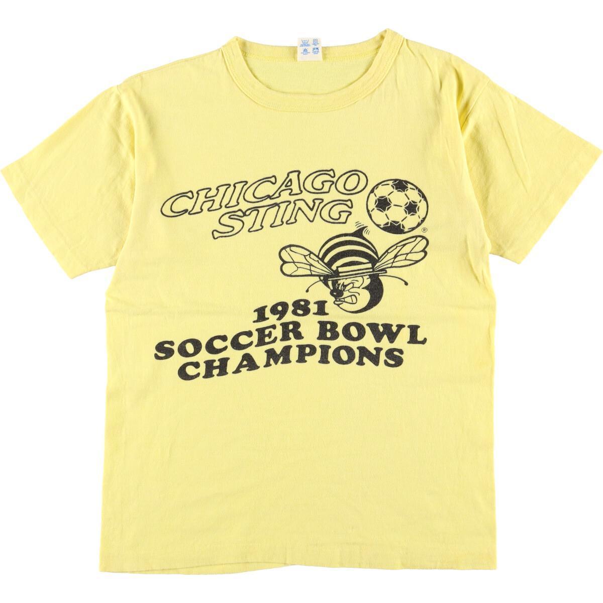 古着 80年代 チャンピオン Champion トリコタグ スポーツプリントTシャツ USA製 メンズS ヴィンテージ /eaa261575 【SS2309】