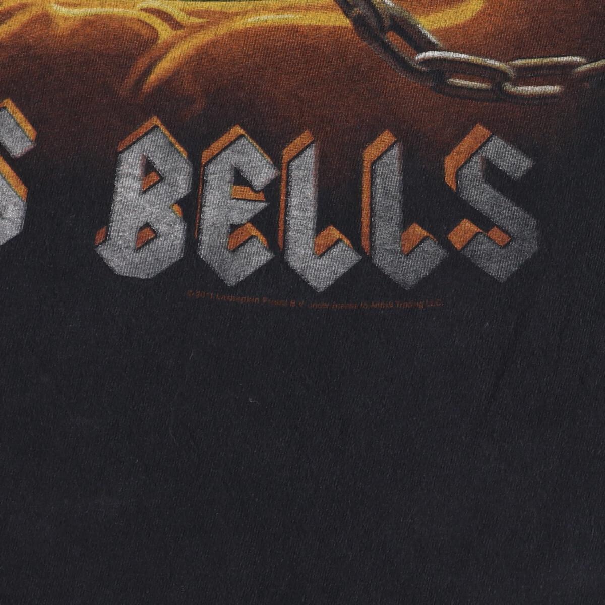 古着 ALSTYLE APPAREL AND ACTIVEWEAR AC/DC エーシーディーシー Hells Bells バンドTシャツ バンT メンズXL /eaa317886 【SS2309】_画像4