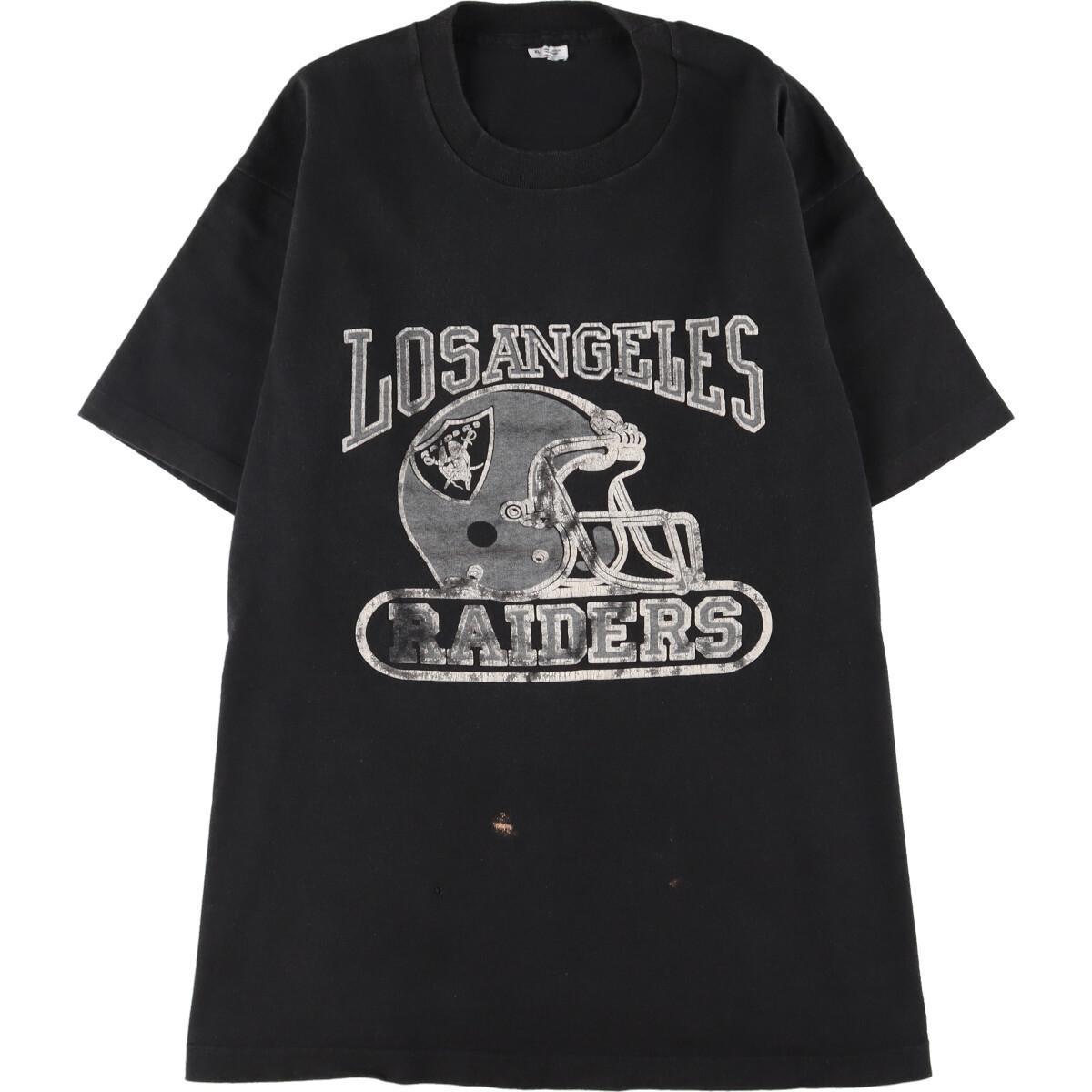 古着 NFL LOS ANGELES RAIDERS ロサンゼルスレイダーズ スポーツプリントTシャツ メンズL /eaa319787 【SS2309】