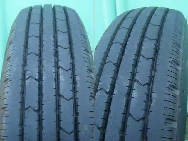 175/75R15 103-101LT◇ブリヂストン VスチールRIB R202◇2本 P496の画像8