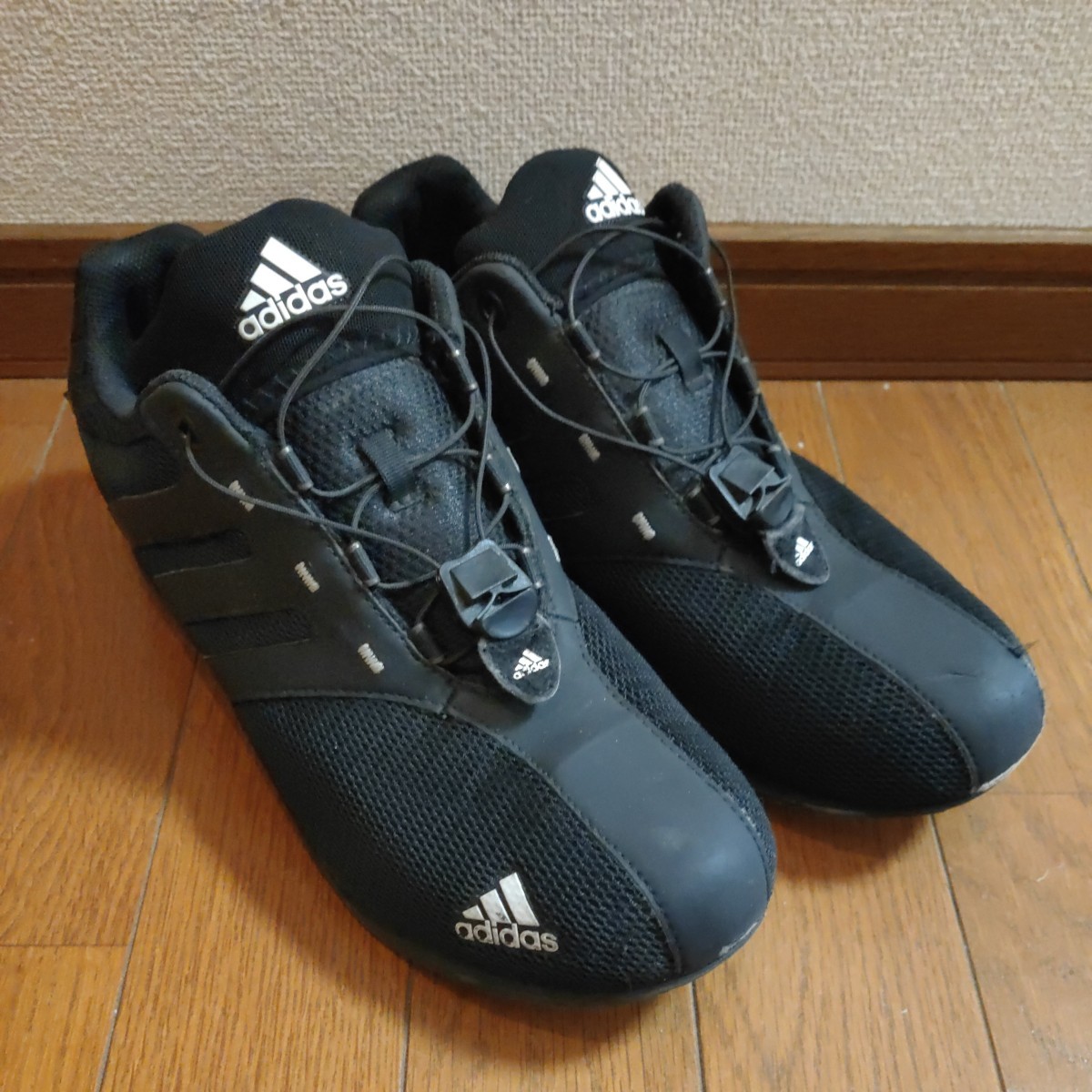 格安SALEスタート】 adidas レア SPDビンディングシューズ 自転車用