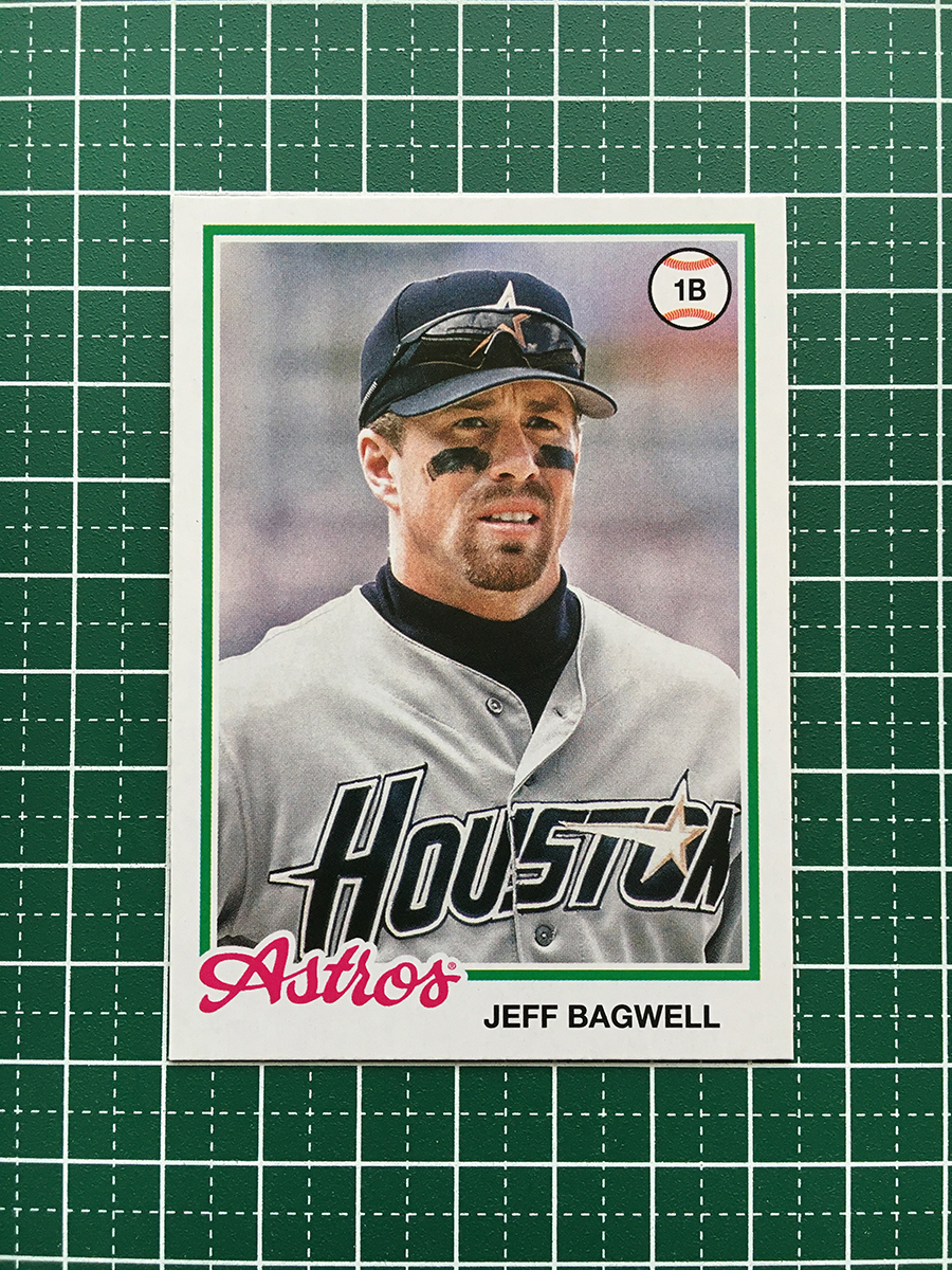 ★TOPPS MLB 2022 ARCHIVES #197 JEFF BAGWELL［HOUSTON ASTROS］ベースカード「1978 TOPPS」★_画像1