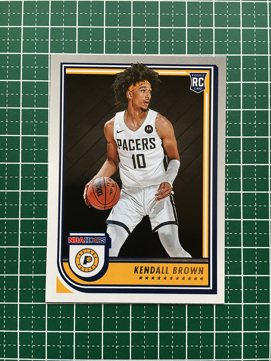 ★PANINI 2022-23 NBA HOOPS #279 KENDALL BROWN［INDIANA PACERS］ベースカード「ROOKIES」ルーキー「RC」★_画像1