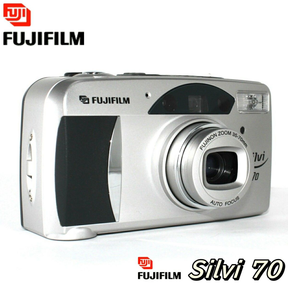 FUJIFILM Silvi 70 コンパクトフィルムカメラ シルバー 完動極美品