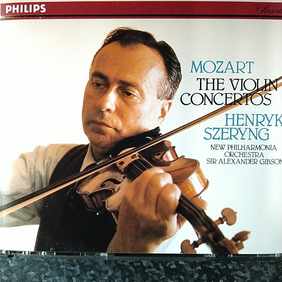 h（PHILIPS 2CD）シェリング　モーツァルト　ヴァイオリン協奏曲（全集）Szeryng Mozart Violin Concertos_画像1