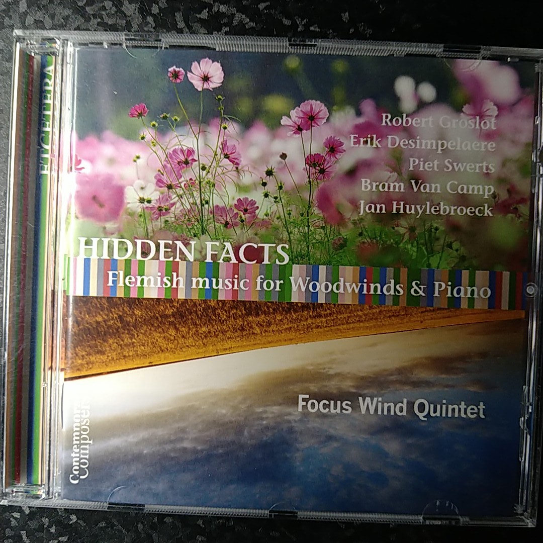 h（輸入盤）フォーカス・ウィンド・クァルテット　Focus Wind Quintet Hidden Facts Groslot Camp Swerts_画像1