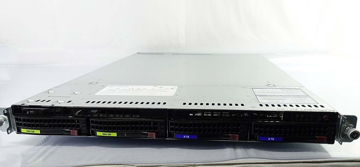 ラックサーバー メモリ256GB Nutanix NX-UDS-1NL3-G5 NXS1U1NL04G510/Xeon E5-2650 V4 x2基/SSD960GBx2/HDD8TBx2/OS無/1U/サーバ S080803_画像1