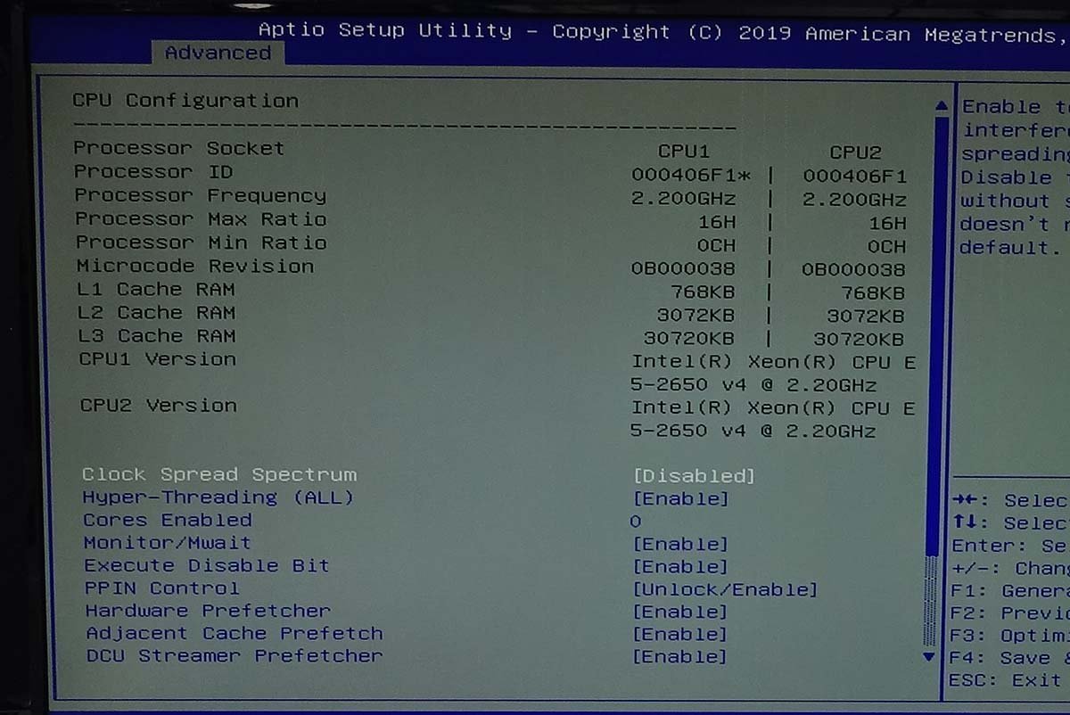 ラックサーバー メモリ256GB Nutanix NX-UDS-1NL3-G5 NXS1U1NL04G510/Xeon E5-2650 V4 x2基/SSD960GBx2/HDD8TBx2/OS無/1U/サーバ S080803_画像9