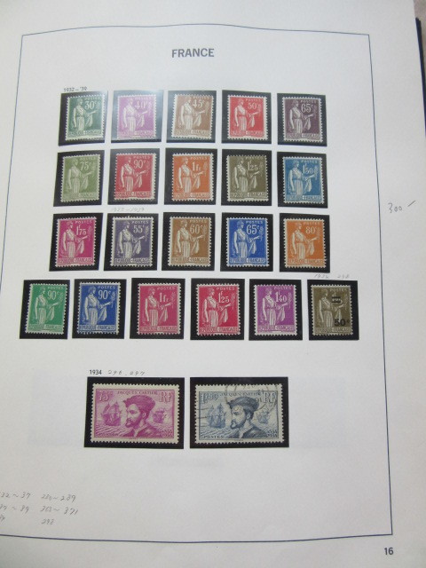 フランス切手コレクション　海外大型大判豪華アルバム　1849〜1967年　119リーフ　_画像7