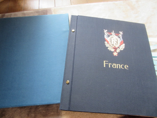 フランス切手コレクション　海外大型大判豪華アルバム　1849〜1967年　119リーフ