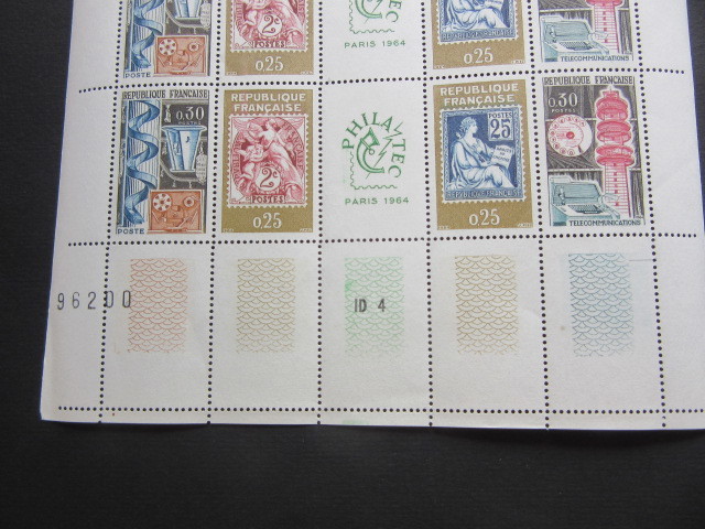 フランス切手　20面フルシート（未使用）_画像3