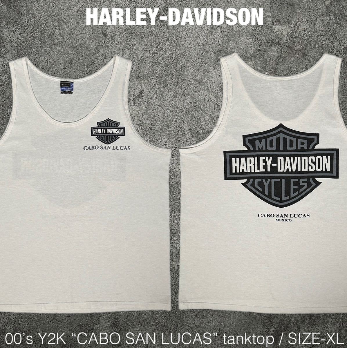HARLEY-DAVIDSON 00s Y2K タンクトップ XL メキシコ ハーレーダビッドソン ビンテージ