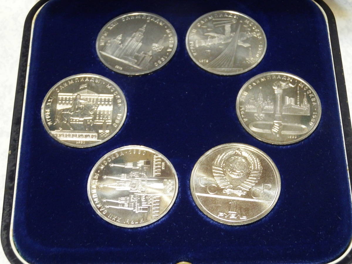 Sản phẩm 1980年 モスクワ オリンピック 五輪 USSR 記念メダル コイン