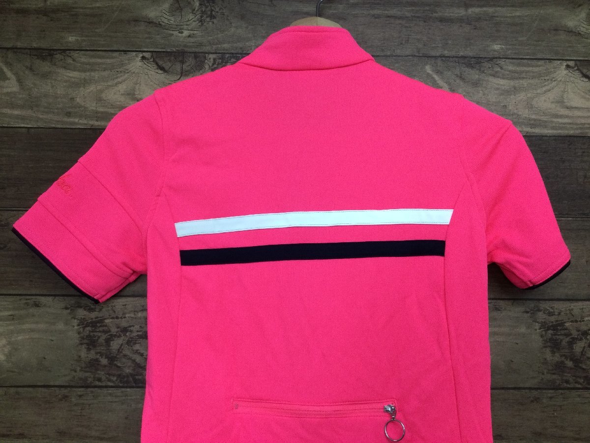 FP536 ラファ Rapha WOMENS SHORT SLEEVE BREVET JERSEY 半袖 サイクルジャージ XS ピンク レディース_画像5