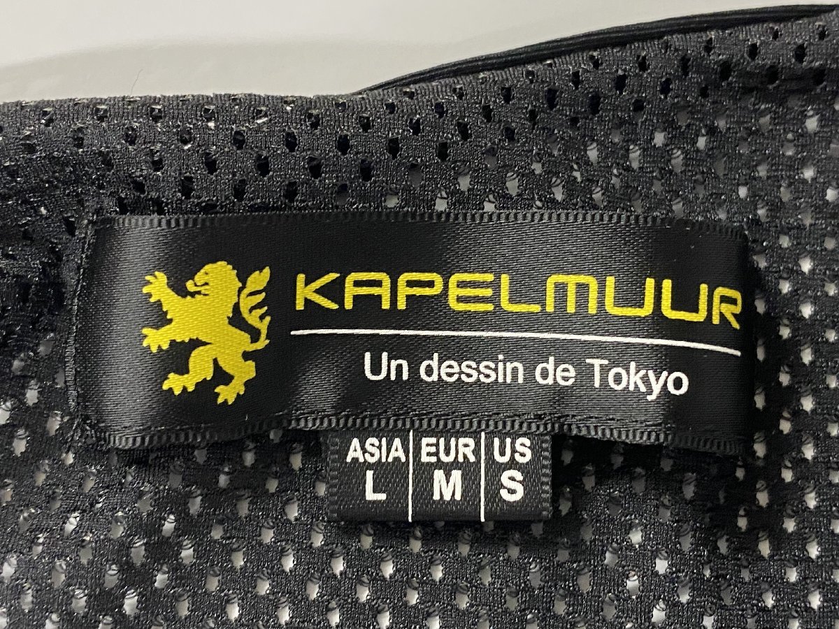 GY416 カペルミュール Kapelmuur ビブタイツ L 黒_画像7