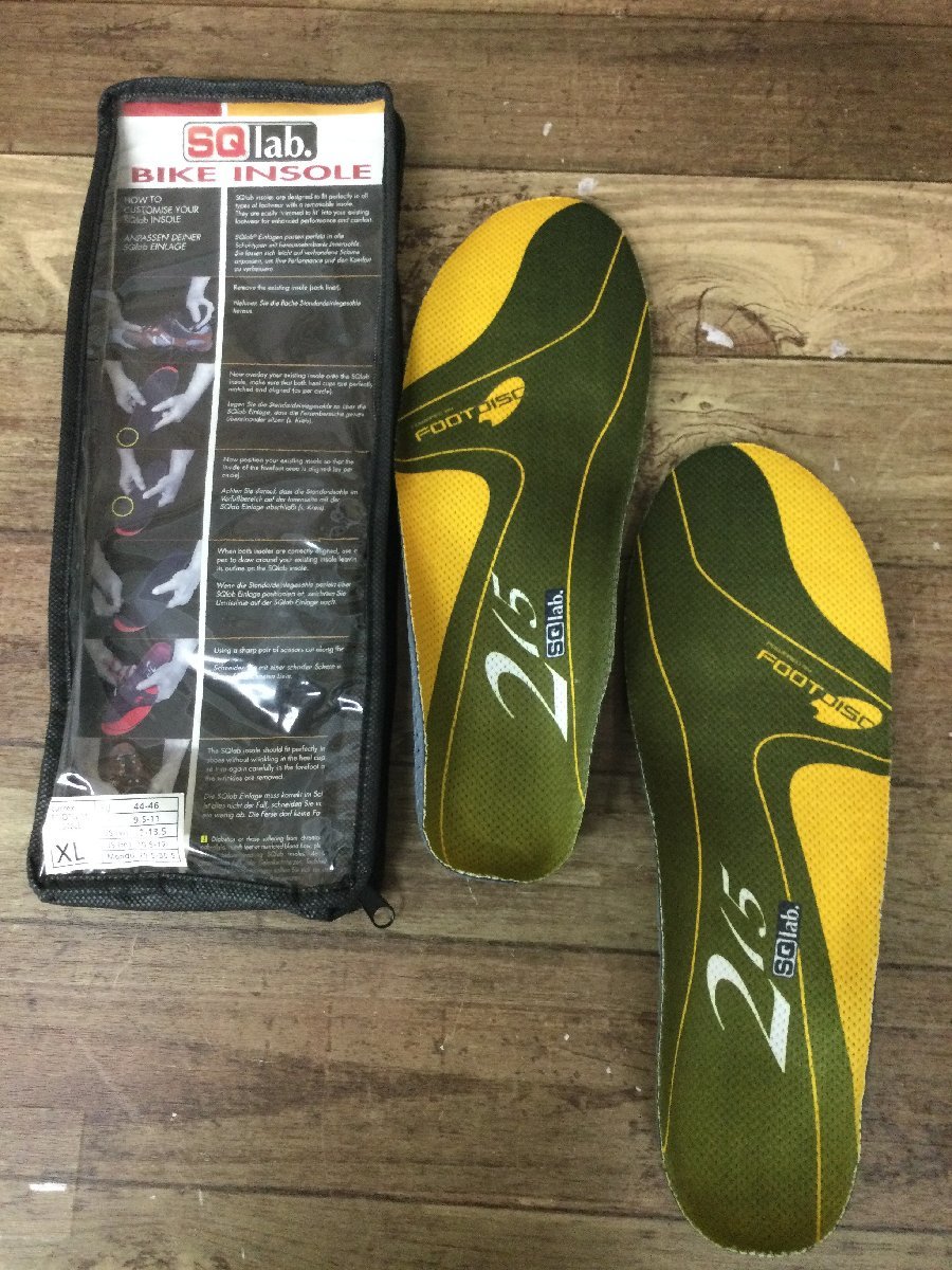 FQ682 SQ lab BIKE INSOLE インソール 215 XL_画像1