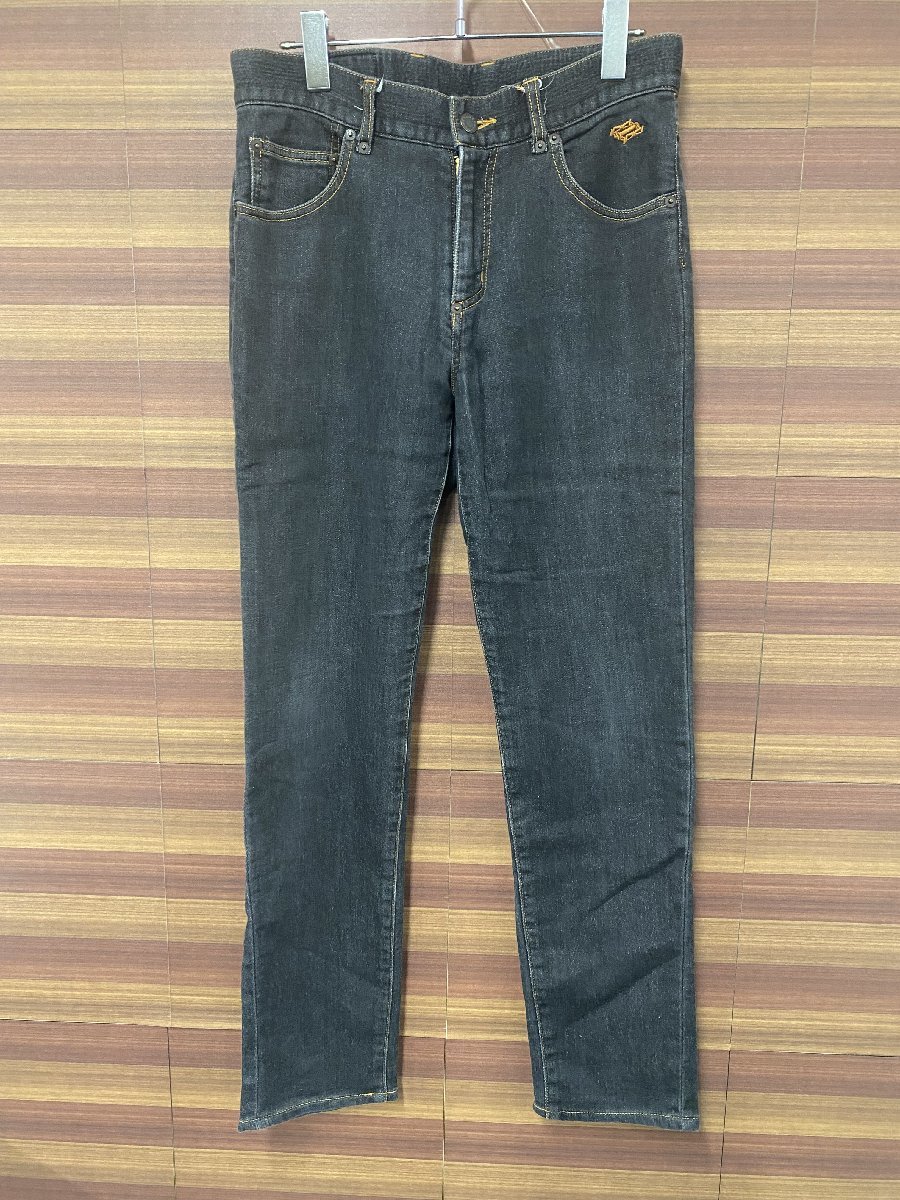 GN307 ナリフリ narifuri NF450 ドライデニムロングパンツ Dry denim long pants 黒 M