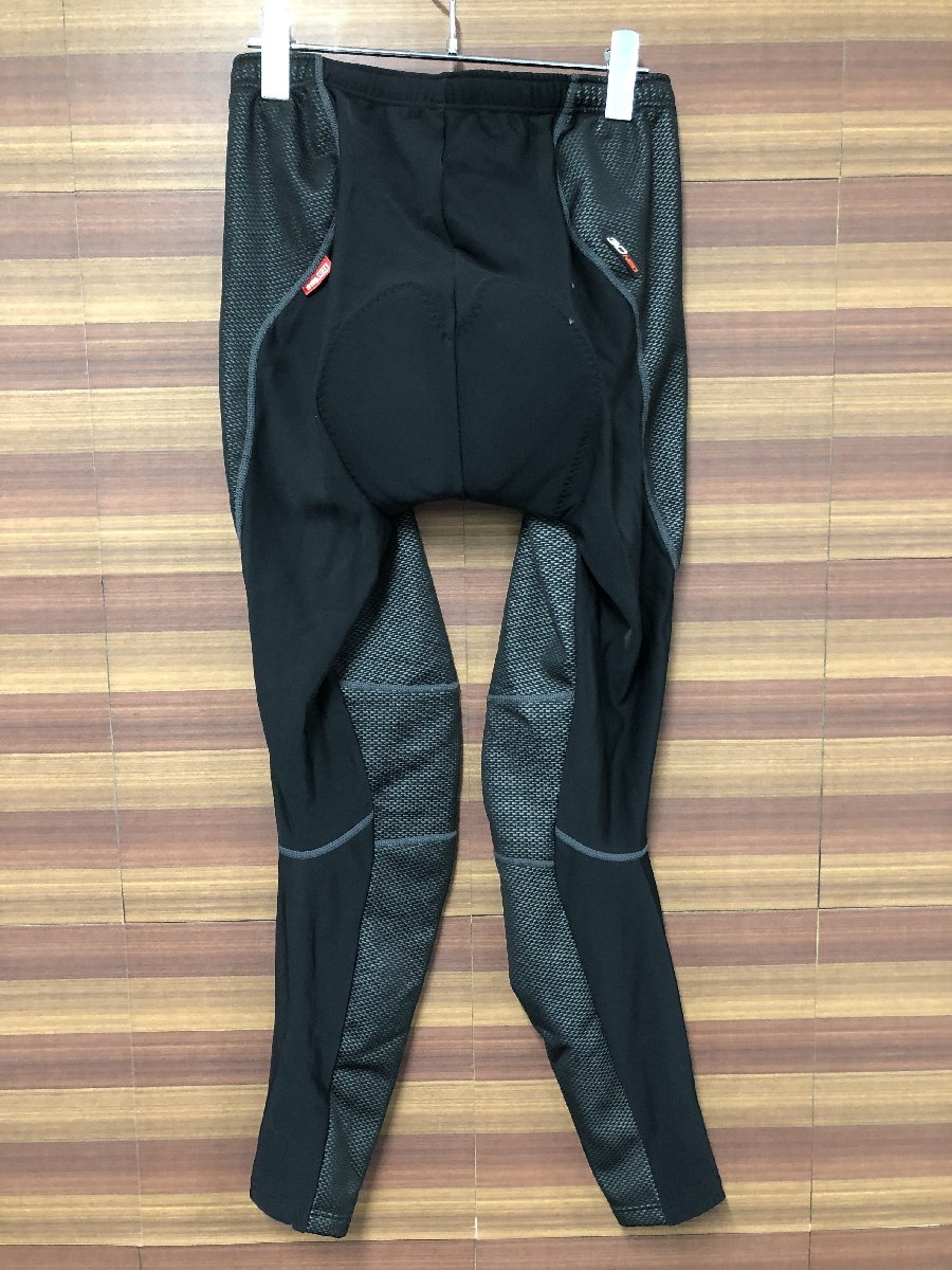 HB891 パールイズミ PEARL IZUMI レーサータイツ 黒 L 裏起毛 スレあり WINDBREAK_画像2