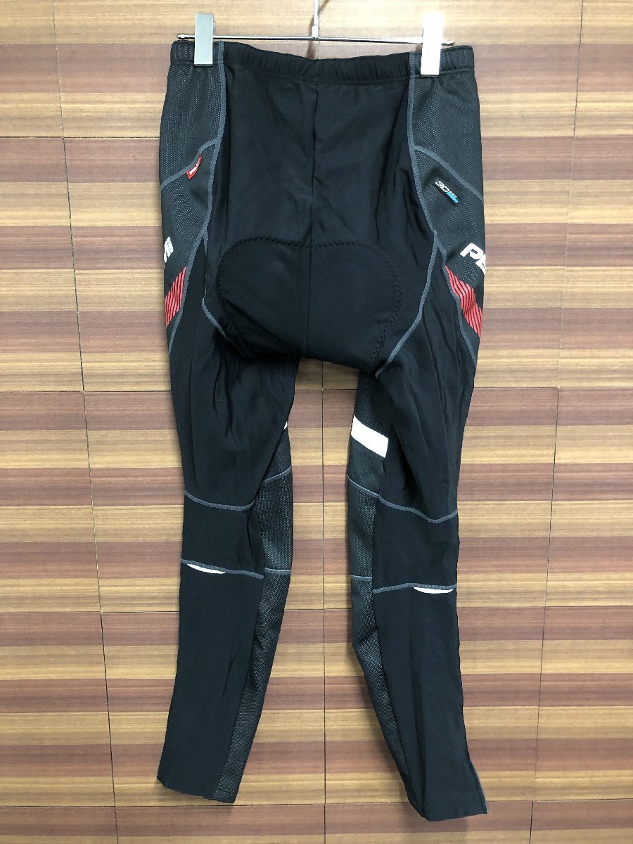 GH800 パールイズミ PEARL iZUMi レーサータイツ 黒 XL 裏起毛 WIND BREAK アタリ有 3D NEO PLUS_画像2