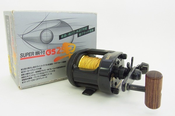 C J DAIWA ダイワ SUPER 胴付 GS 早技 リール 釣り具 現状