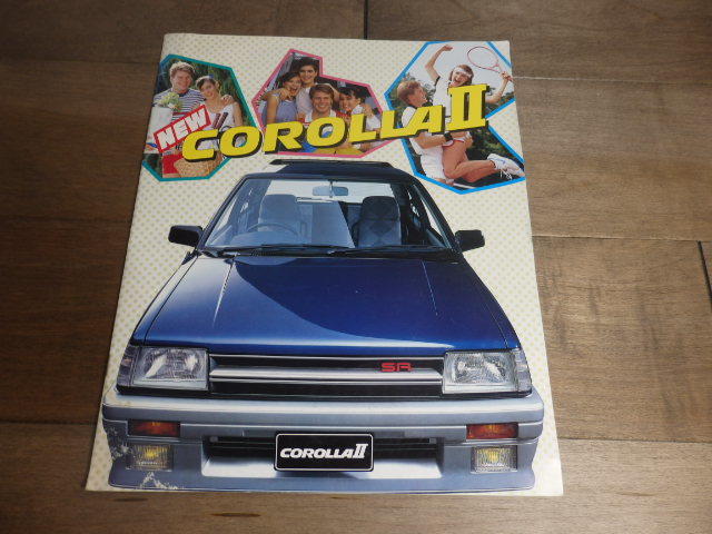 AJ87/カタログ/当時物/NEW COROLLAⅡ トヨタ 新カローラⅡ 昭和59年_画像1