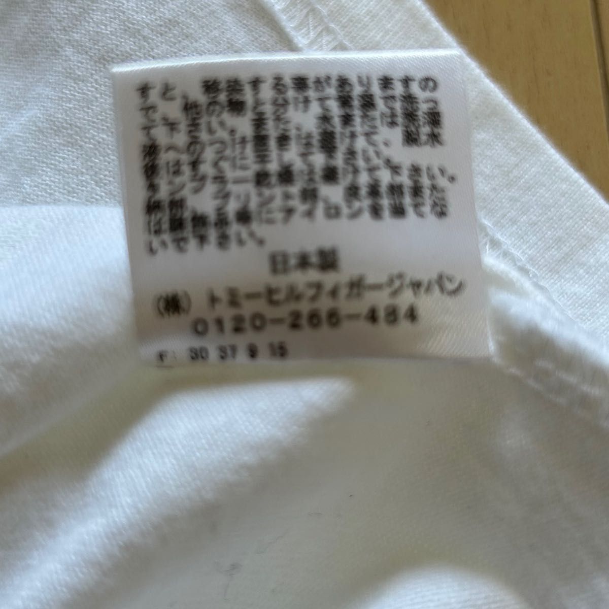 tommy トミー　ホワイトTシャツ　 プリントTシャツ 半袖Tシャツ　日本製　