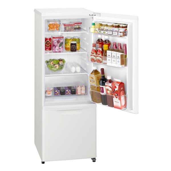 新品☆パナソニック 2ドア冷蔵庫 168L マットバニラホワイト 右開き 自動霜取 LED　送料無料12_画像2