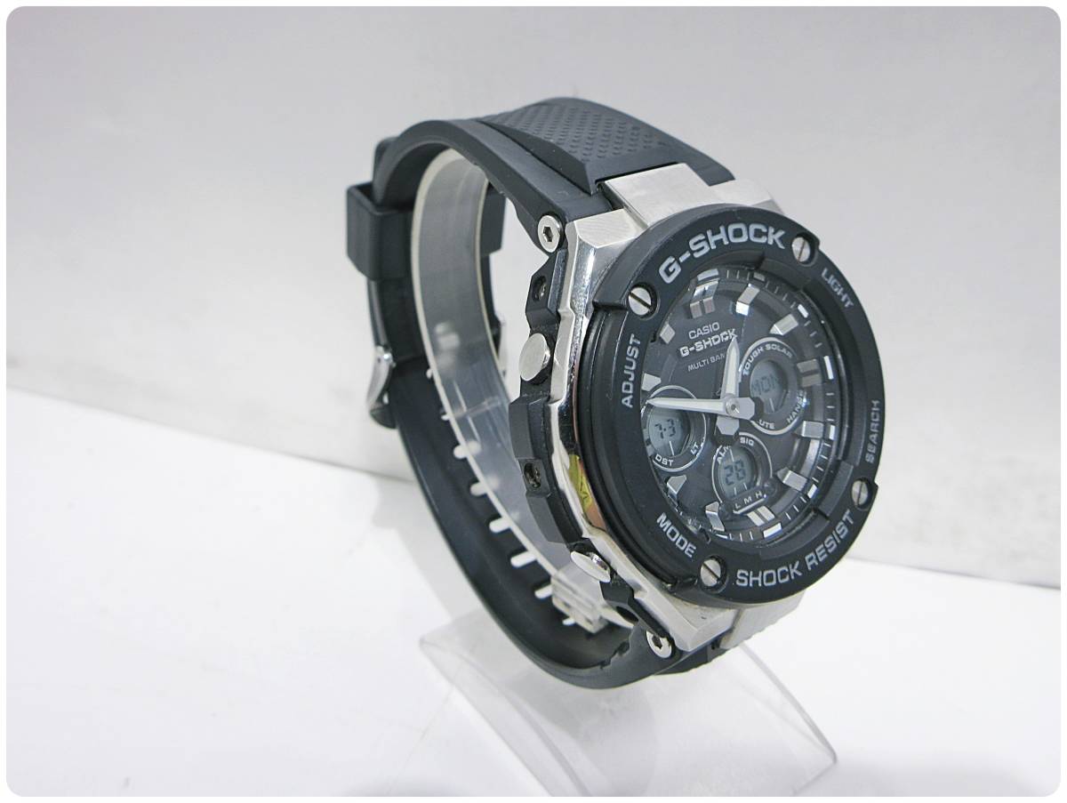 CASIO カシオ G-SHOCK Gショック GST-W300 ST.STEEL BACK メンズ 電波