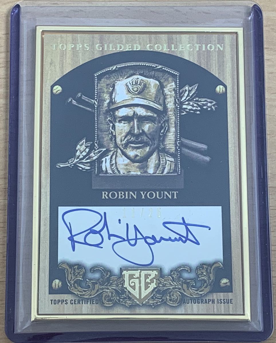 一番の贈り物 OF HALL FRAMED GOLD YOUNT ROBIN 2022 FAME COLLECTION