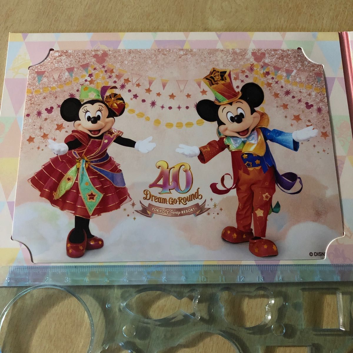 ディズニーシー ホテルミラコスタ フォトファン 台紙 40周年 ディズニーシー ホテルミラコスタ フォトファン 台紙 40周年