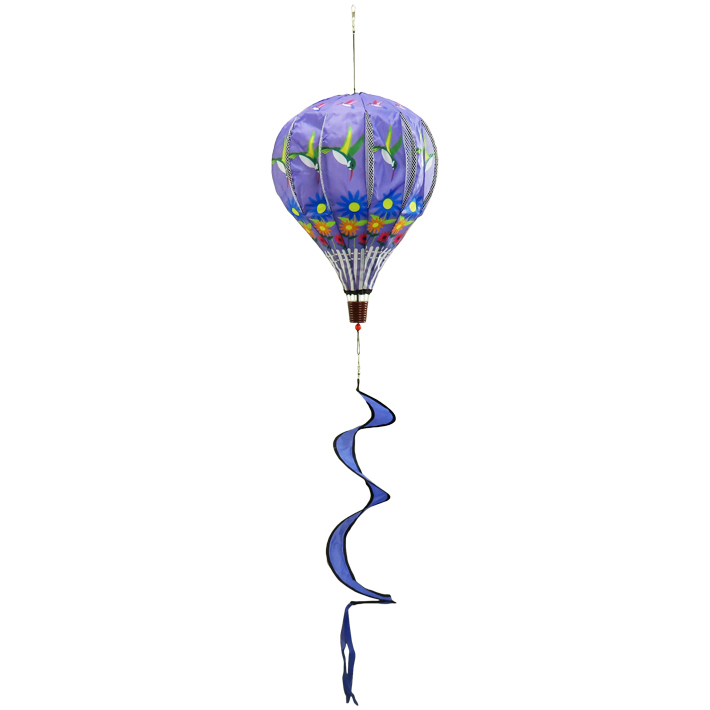 パープル バード エアバルーン スピナー Garden 蝶 ガーデン 庭 気球 大きい 飾り 吊り下げ スピン 回転 回る 装飾 目印 鳥避け_画像1