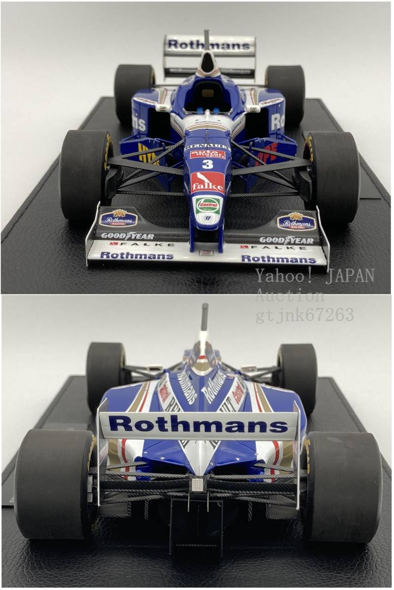 GP Replicas ウィリアズ Williams FW19 #3 J.ヴィルヌーブ 1/18 Rothmansデカール加工 TOPMARQUES トップマルケス with SHOWCASE SHOWCASE_画像5