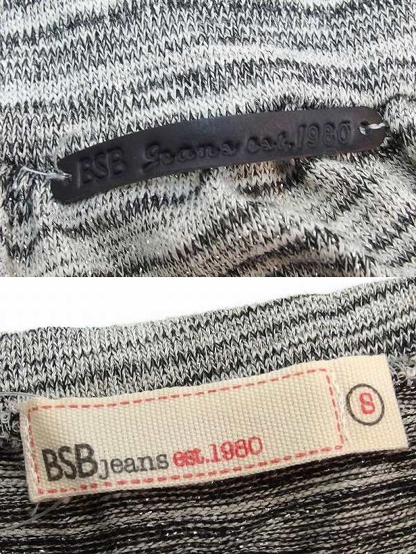 BSBJeans　7分袖 チュニックワンピース S グレー kz4018170508_画像4