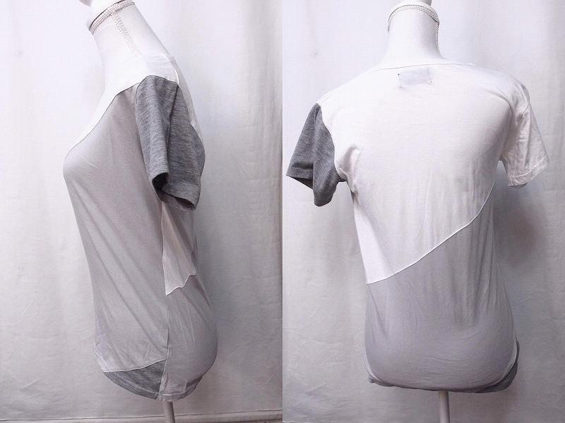 S*レイジブルー RAGEBLUE 半袖　Tシャツ M ホワイト×グレー nm3812155133_画像2