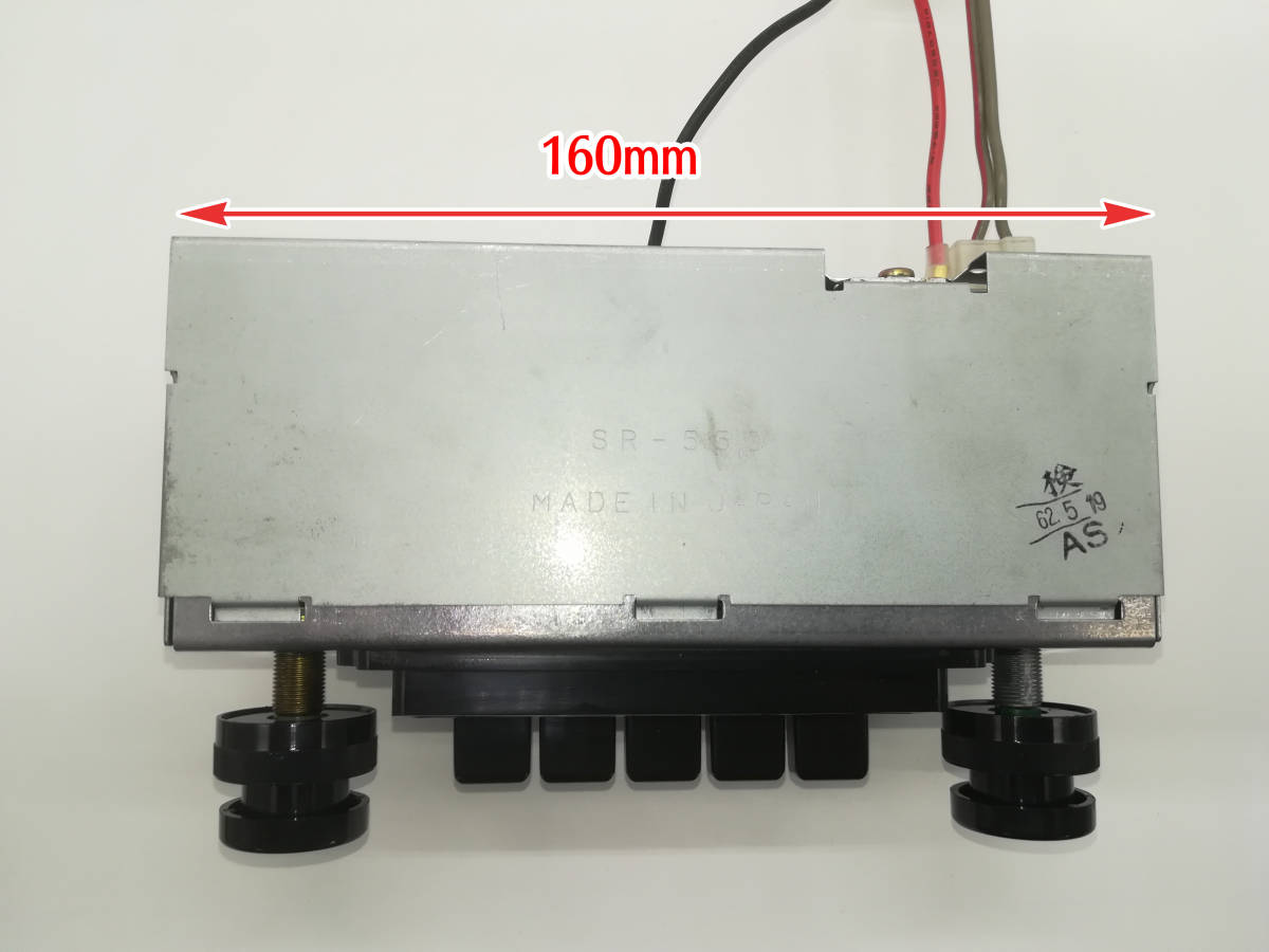 昭和 旧車 レトロ ASTI SR-550 スズキ 純正 AMラジオ 完動品 ジムニー アルト フロンテ エブリイ キャリイに搭載 P076_画像6