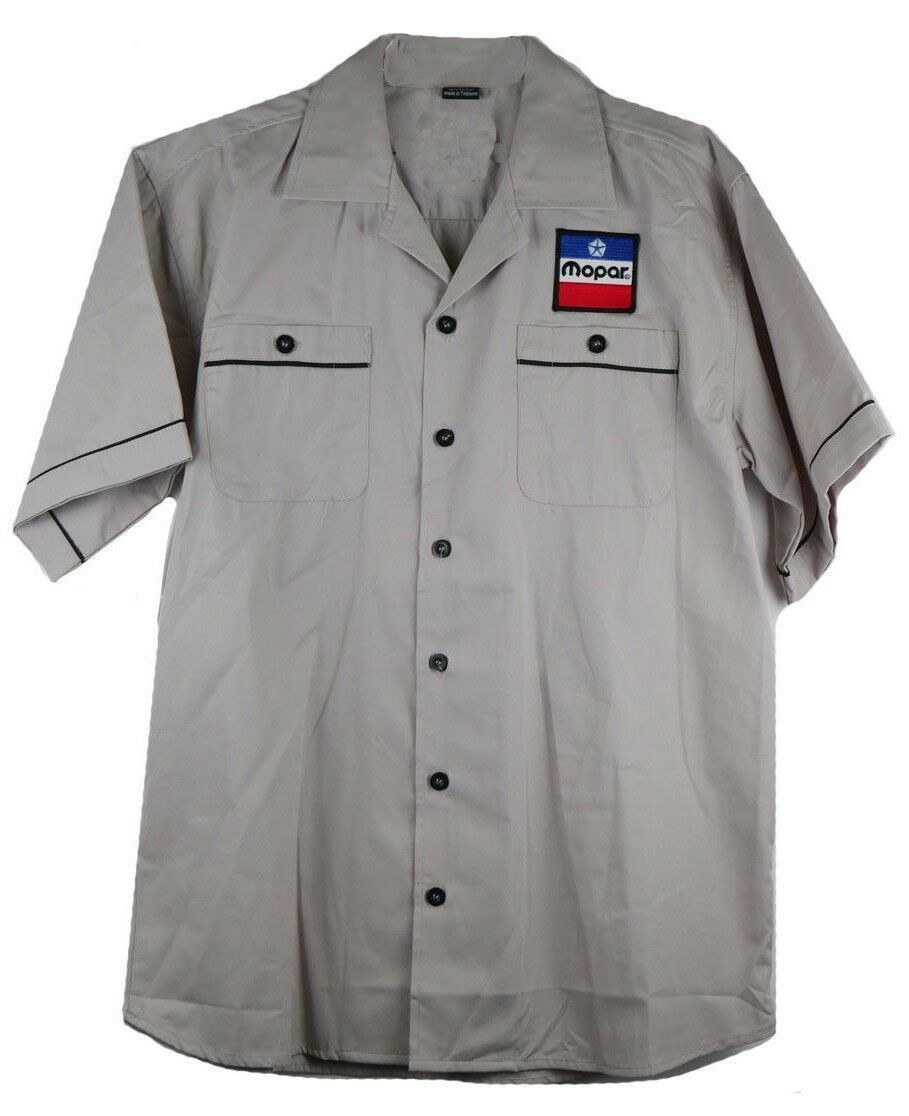 ★モパー ワークシャツ Mopar 72 Mechanics Shirt - L 正規品 半袖シャツ アメ車 カスタム メカニック ホットロッド hemi v8 nascar nhra_画像1