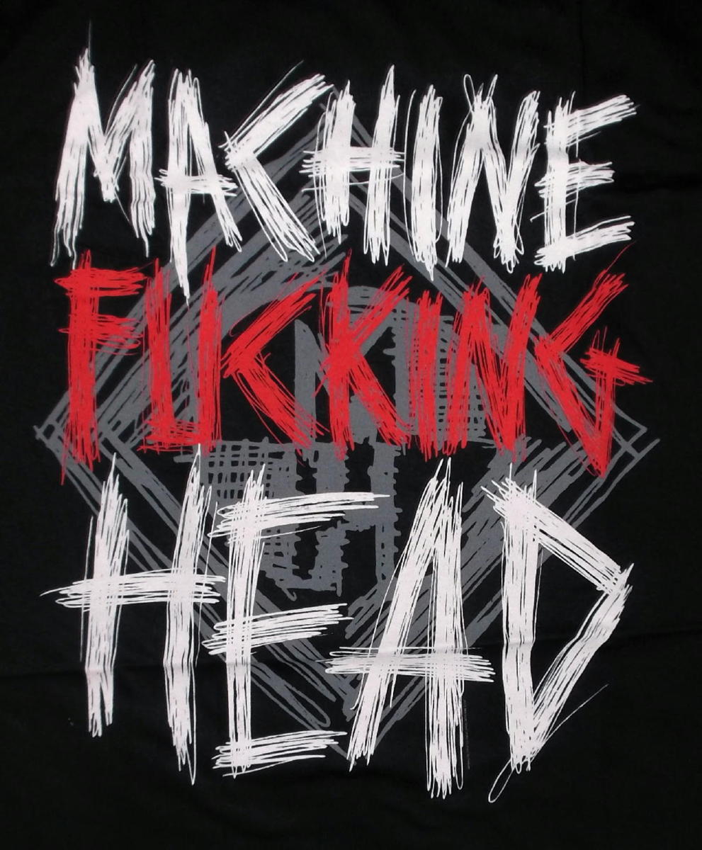 ★マシーン ヘッド Tシャツ Machine Head Head BANG YOUR HEAD- M 正規品 ヘヴィ メタル metal_画像1