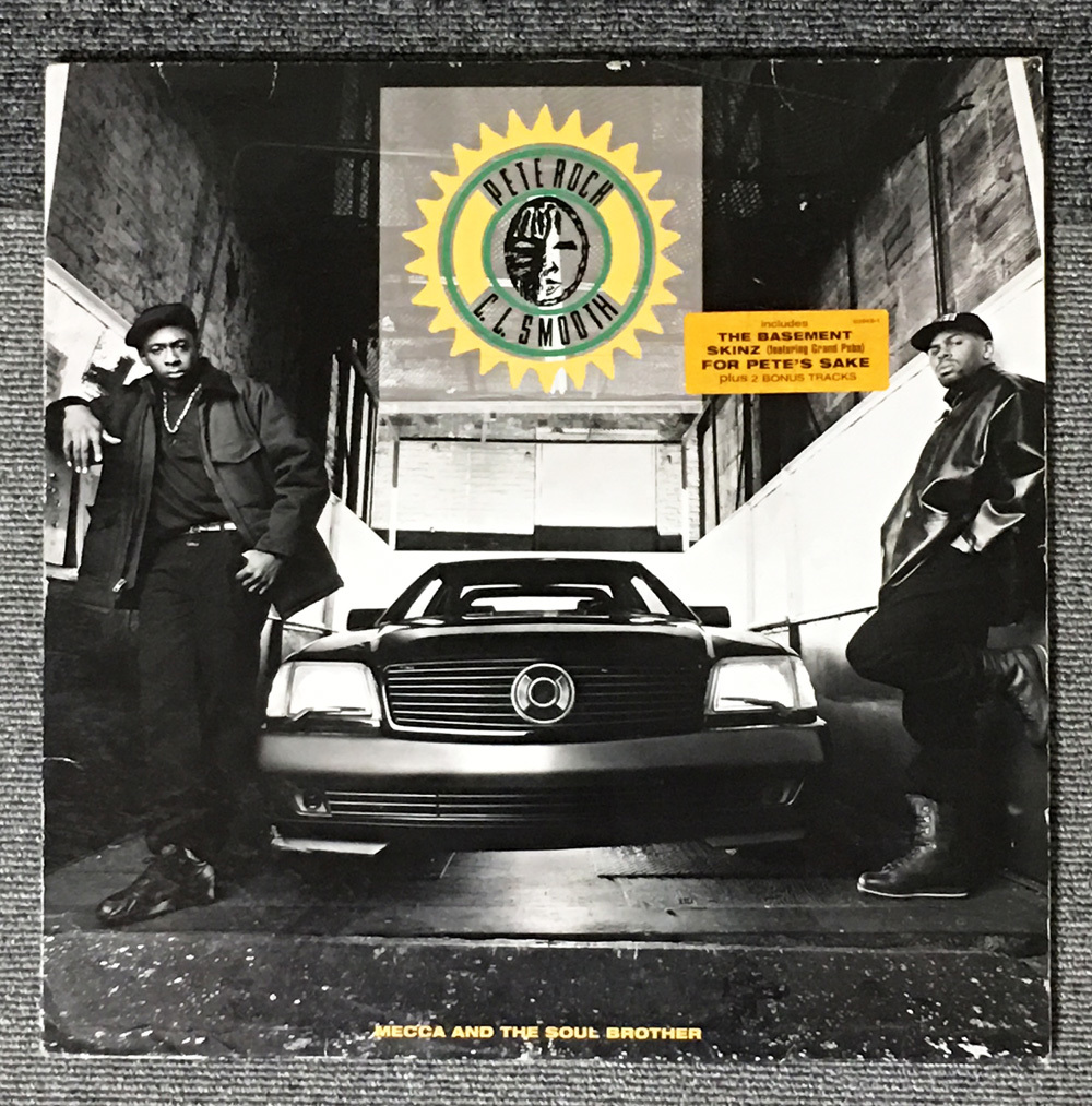 [US original / beautiful goods / promo record ]PETE ROCK & C.L.SMOOTH[MECCA AND THE SOUL BROTHER] white label pi-to lock C.L. smooth name record 2LP