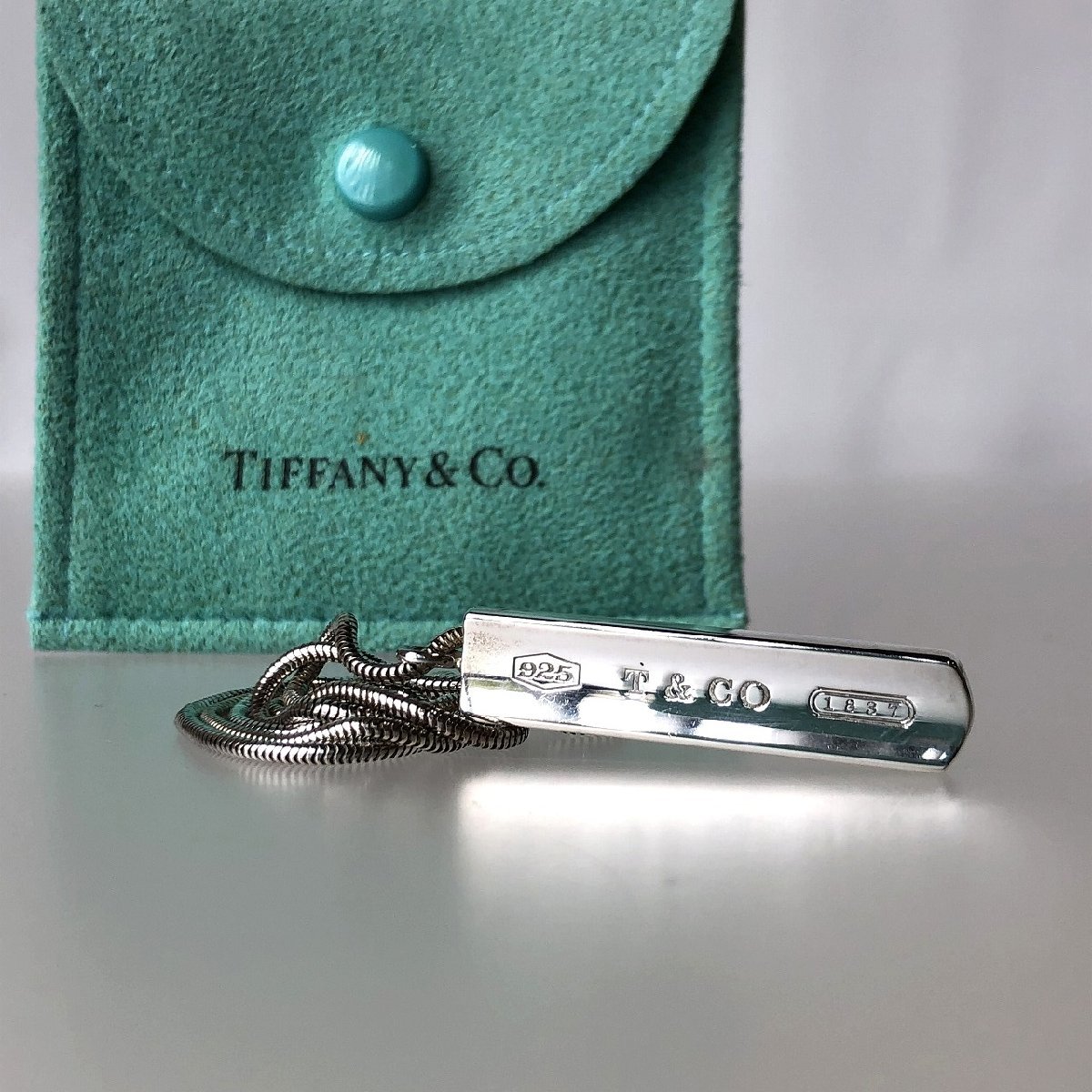 即出荷】 シルバー925 ティファニー Tiffany&Co. 美品 ナローバー